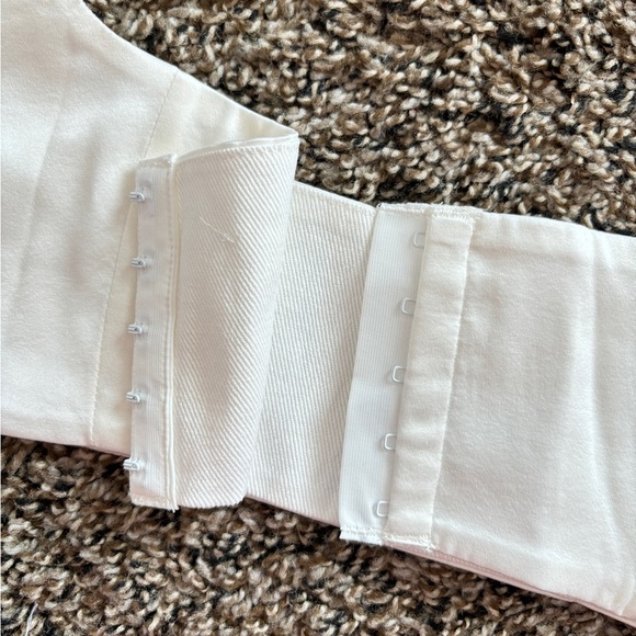 NWT • Skims • Bridal Silk Square Neck Corset Top • Marble • White •Limited EDTN - Picture 7 of 8